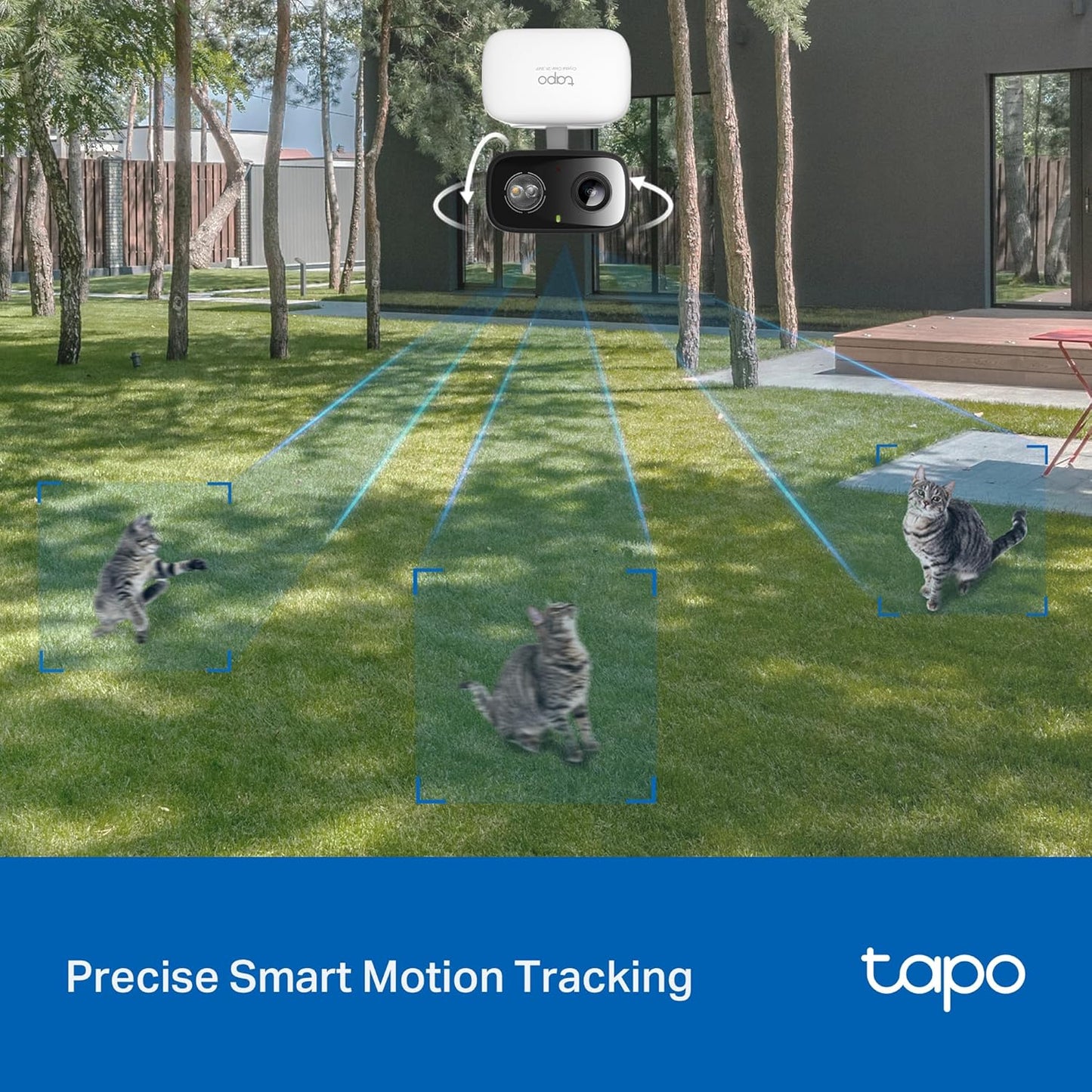 Tapo 2K 3MP Pan/Tilt Indoor/Outdoor Security Camera - Free Person/Baby Cry Detect & Motion Track, 360ยฐ View, Color Night Vision, SD/Cloud Storage, Works w/Alexa & Google Home, HybridCam 360 (2-Pack)