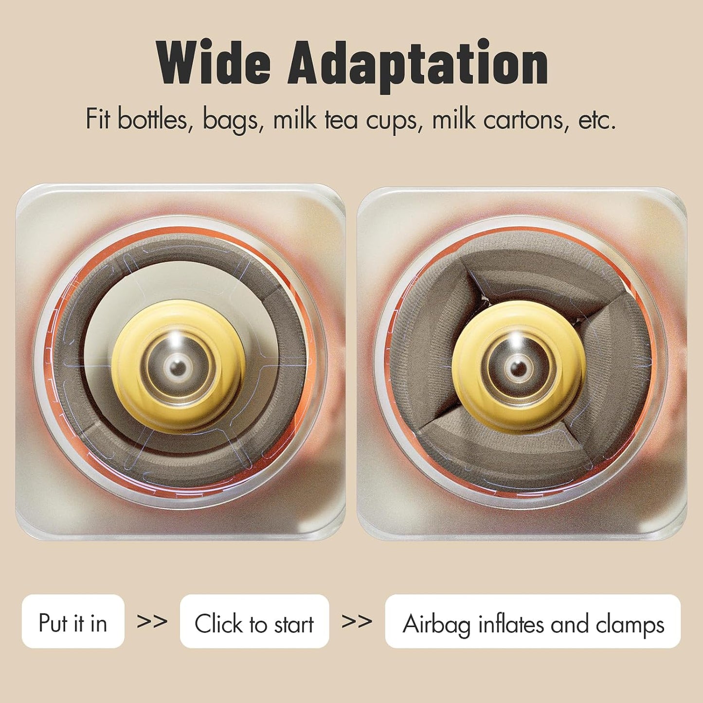 Phanpy SmartSwirl Waterless Bottle Warmer - Patented Airbag Heating for Nutrient Protection, Off-Center & Smart Dual-Direction Mixing for Clump-Free Formula, Fits All Bottles, Quiet & Safe