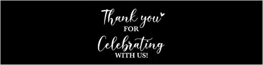 100PCS Wedding Water Bottle Labels Waterproof Greenery Floral Wraps Sticker for Water Bottle Baby Shower Bottle Label for Bridal Shower Party （Black2）