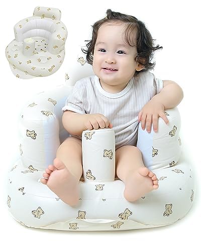 Inflatable Baby Seat for Babies 3 Months and Up,Inflatable Baby Chair,Blow Up Baby Chair,Baby Seats for Infants for Sitting Up