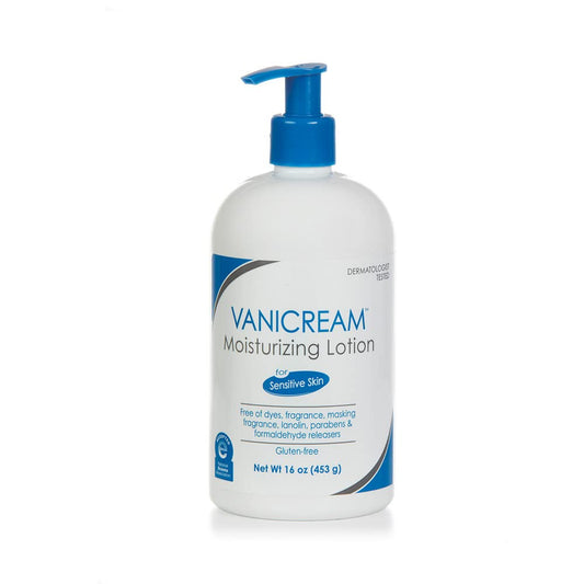 Vanicream Moisturizing Lotion with Pump Dispenser - 16 Fl Oz (Pack of 12) - Formulated Without Common Irritants for Those with Sensitive Skin (Pack of 12)