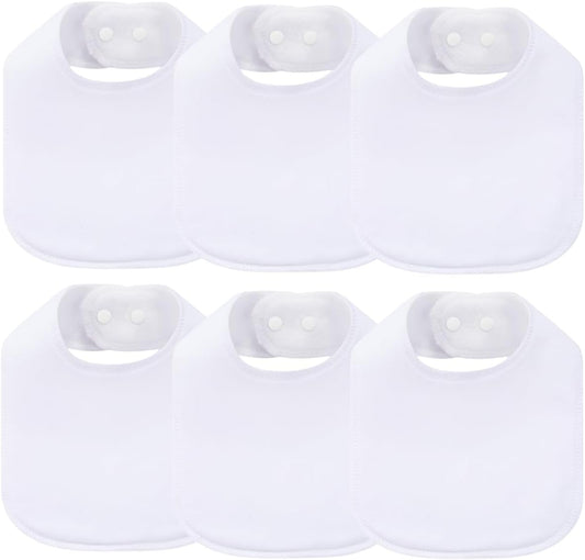 8 Pack Baby Bibs Unisex Adjustable with Snaps Ultra Soft Absorbent Drooling Teething for Boys and Girls