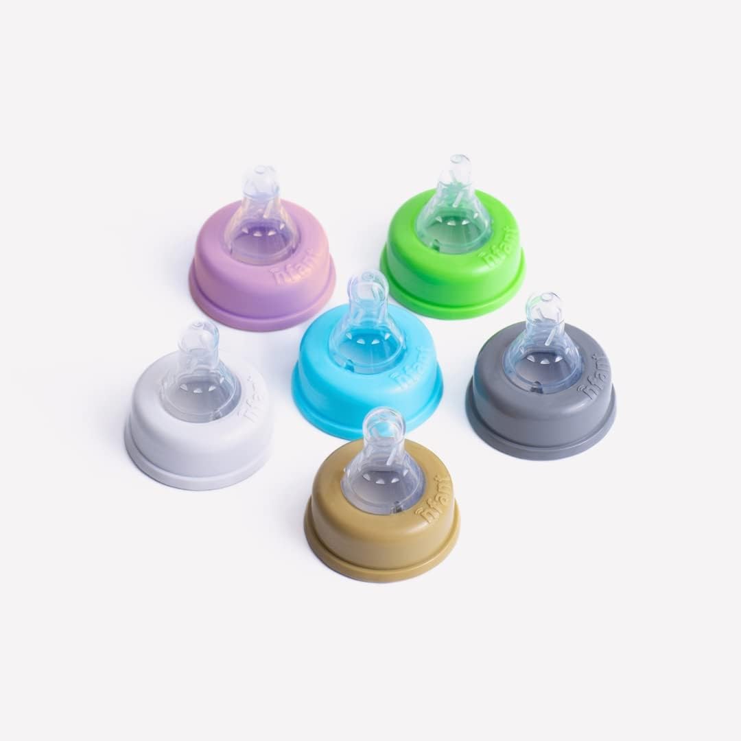 nfant | Extra Slow Flow Nipple, Gold (3ml/min), 4-Pack