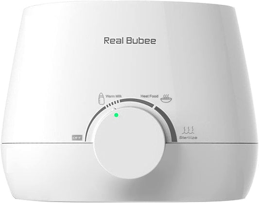 Multifunctional Baby Double Bottles Milk Water Warmer Baby Food Heater Steam Sterilizer 5-Minute Fast Warming Precise Temperature Control Auto Power Off