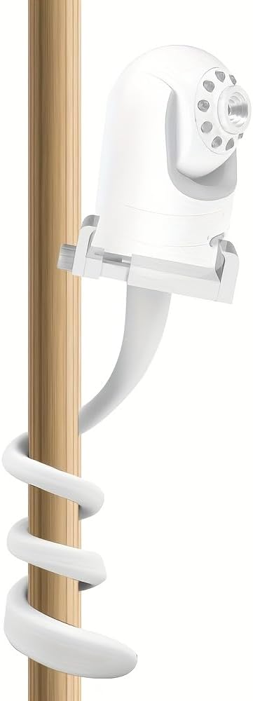 Universal Baby Monitor Camera Stand, Compatible with Baby Optical DXR 8，DXR-8pro Suitable for Most Baby Monitors, Suitable for Baby beds and Furniture, White