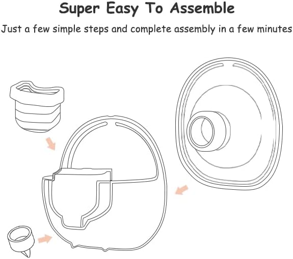 Wearable Breast Pump Accessories Replacement Parts Silicone Diaphragm Compatible with Mommed S21 S18