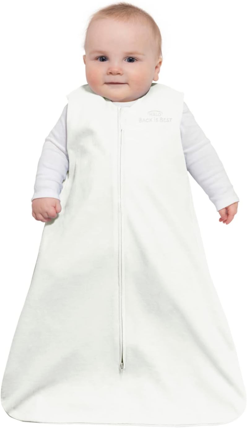 HALO Micro-Fleece Wearable Blanket, Swaddle Transition Sleeping Bag, TOG 1.0