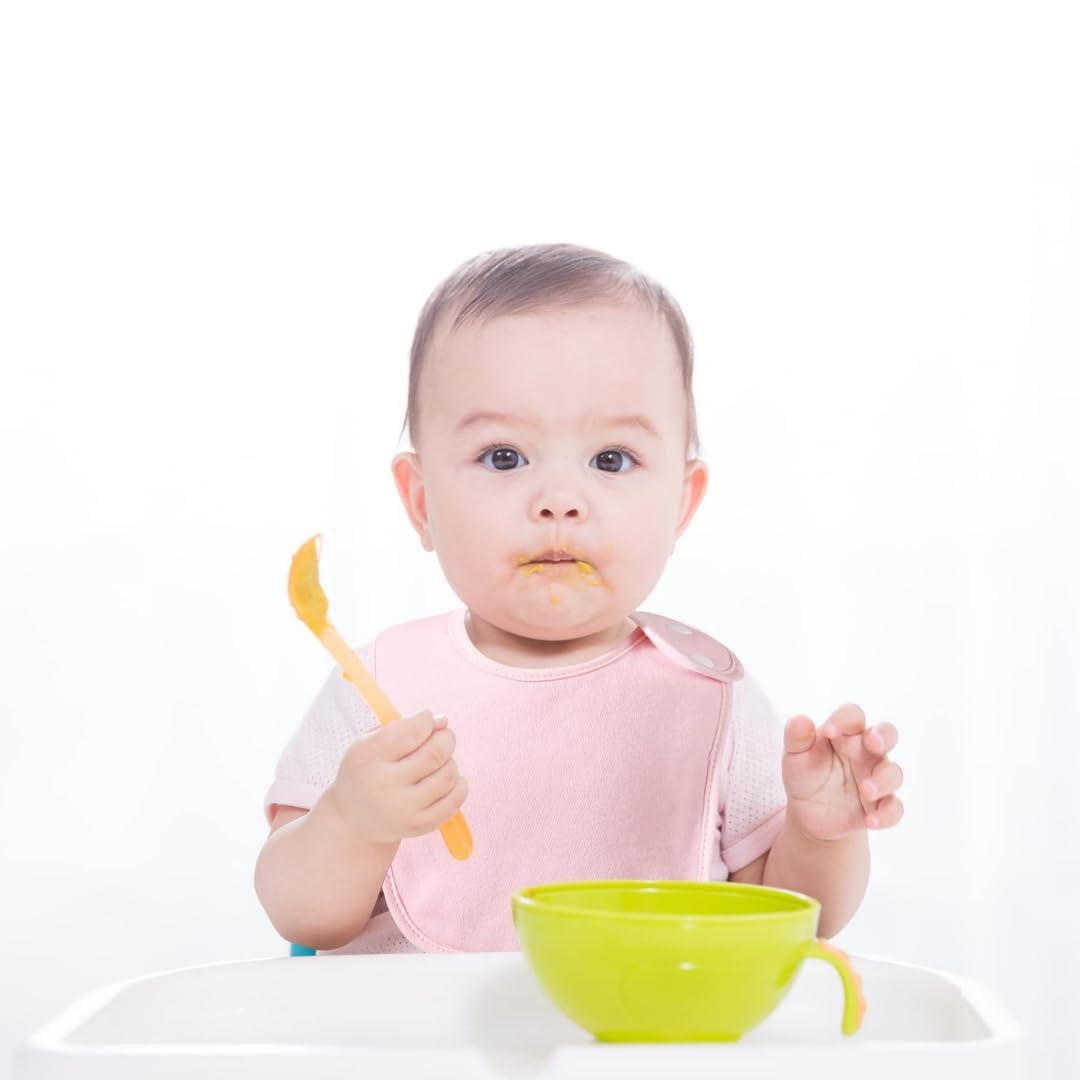 7 Pack Baby Cotton Absorbent Bibs for Drooling Teething