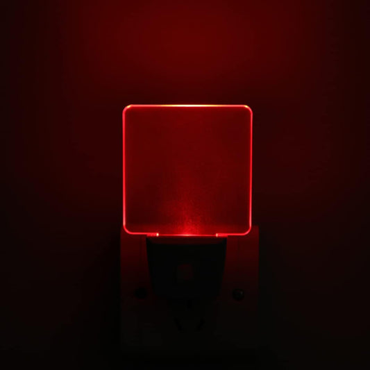 KINUR Red Night Light,2 Pack LED Night Lights Plug into Wall with Dusk to Dawn sensors, Plug in Night Lights for Kids Room, Bedroom, Bathroom, Baby Nursery,Stair Lights, Hallway Light, Daylight