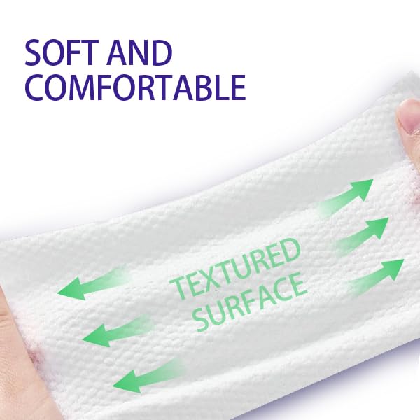 Wet Wipes for Adults, Adult Wipes for Hands and Body, Unscented Hand Wipes, Fragrance-free, Alcohol-free, 99% EDI Pure Water and Aloe, 4 Flip-Top Packs (240 Wipes Total)