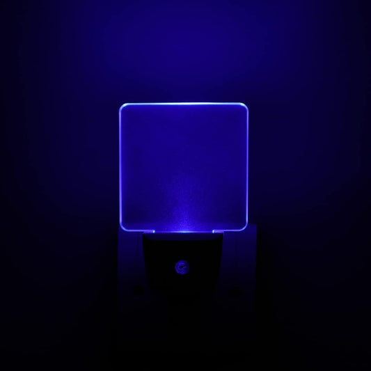 KINUR Blue Night Light,2 Pack LED Night Lights Plug into Wall with Dusk to Dawn sensors, Plug in Night Lights for Kids Room, Bedroom, Bathroom, Baby Nursery,Stair Lights, Hallway Light
