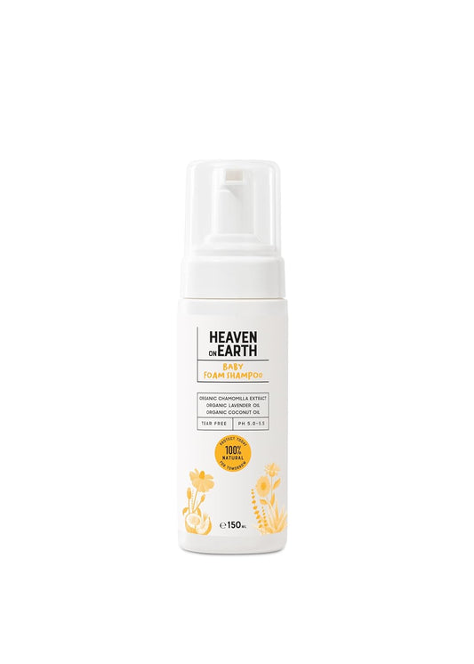 Baby Foam Shampoo100% Natural Formula with Organic Ingredients, Tear-Free, Gentle & Calming, 5 fl oz