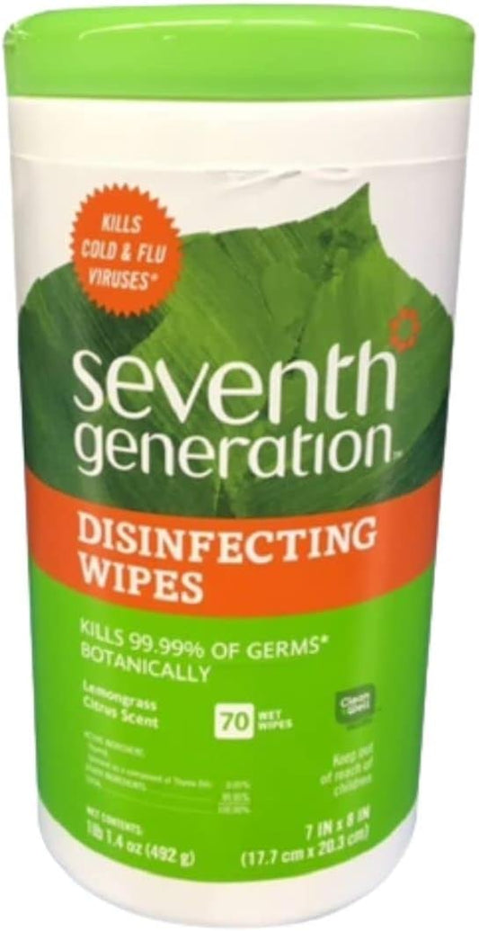 Seventh Generation Disinfecting Wipes - 70 ct