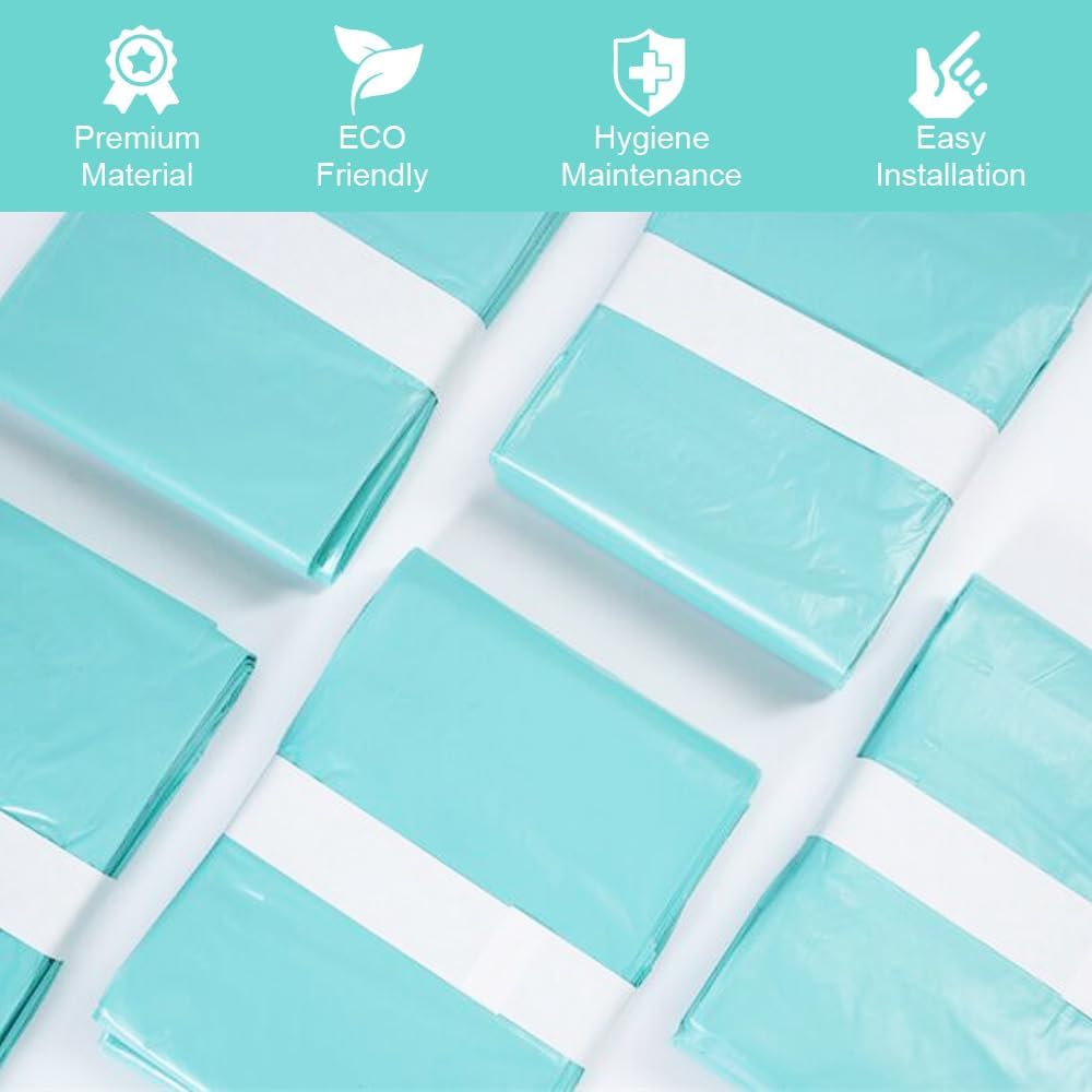 Adult Diaper Liner Refills Compatible with Janibell Akord 280 Slim Model Adult Diaper System, A Single Liner Pack Will Last for Over 500 Briefs Using Green,Pack of 6