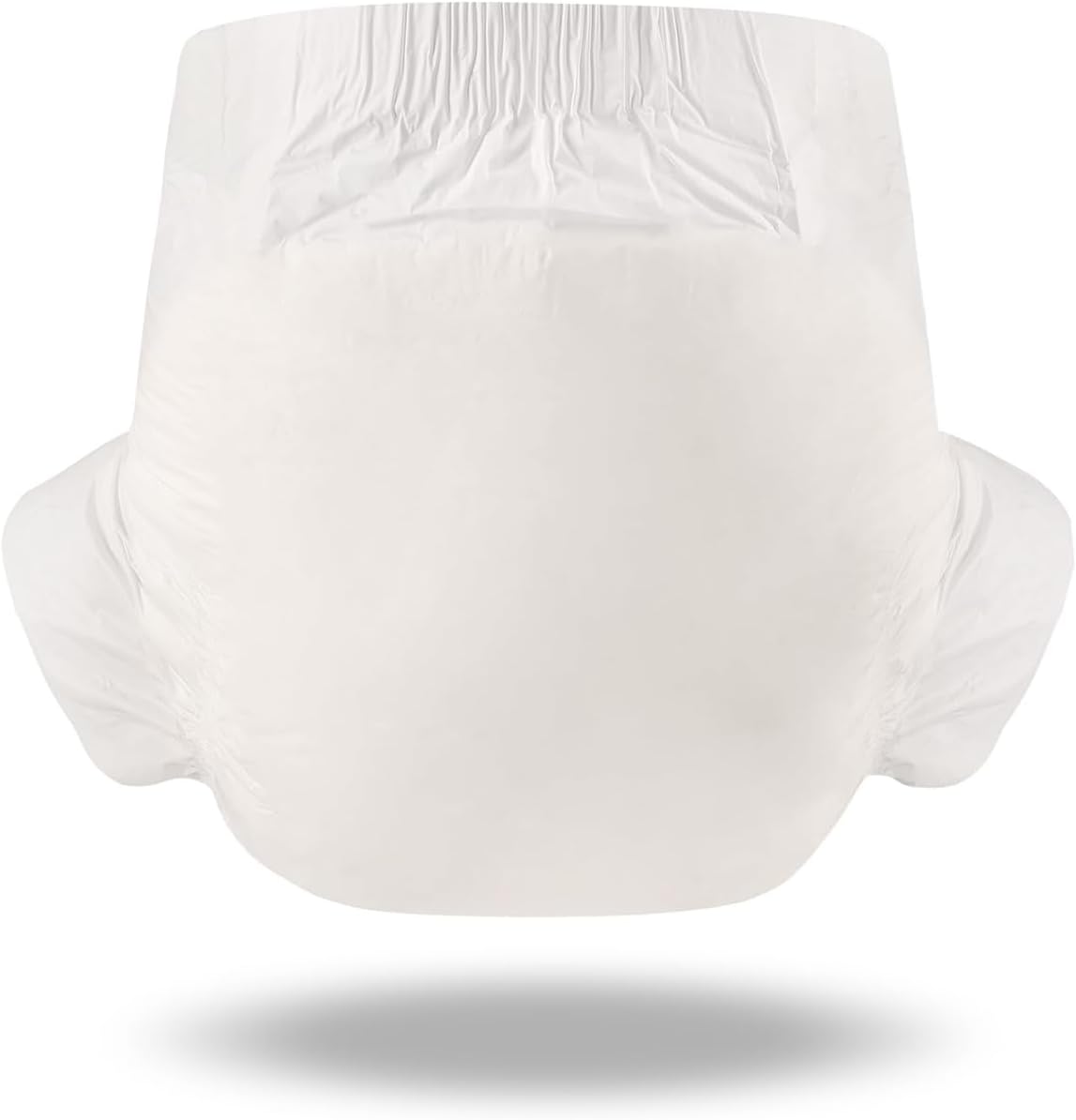 CutiePlusU Disposable Adult Diaper Heavy Absorption Dry Surface Adult Diapers All Night- White 10 Pieces (Large 36"-46")