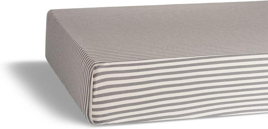 Parker Baby Soft & Durable Fitted Baby Crib Sheets | Snug Fit for Standard Crib Mattresses | Machine Washable, Fade-Resistant & Modern Nursery Designs