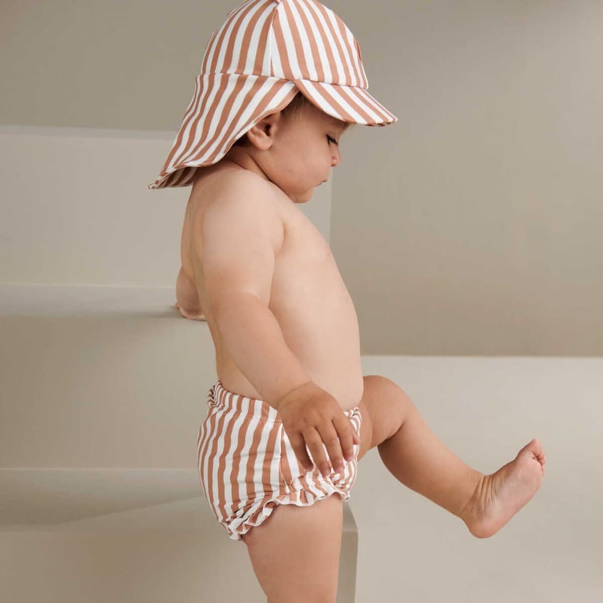 Baby Girls Swim Diapers Washable Reusable Swimming Diapers BPA Free Swimmers Ruffles Swim Pants Swim Lessons 12-18M