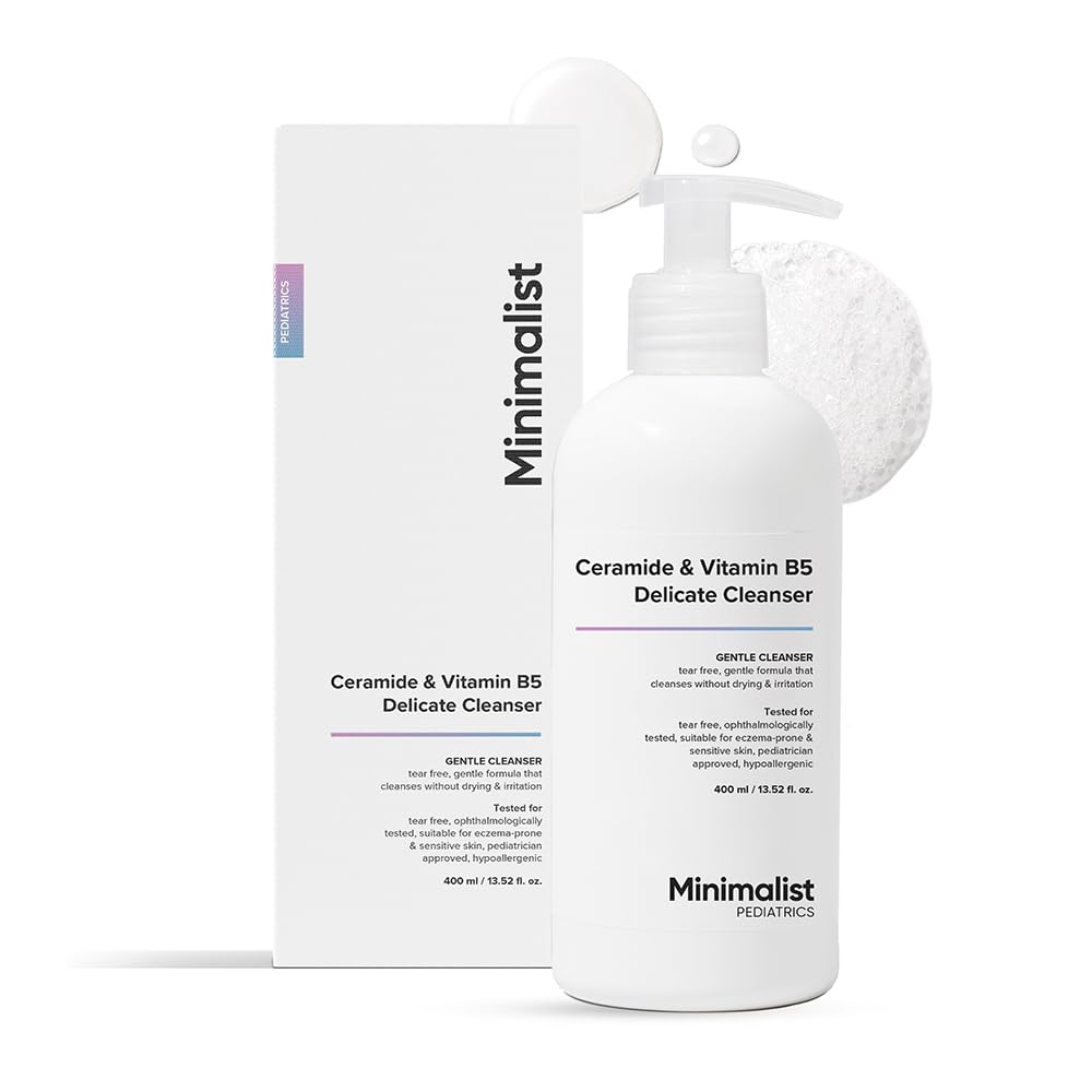 Minimalist Baby Gentle Head to Toe Wash | Tear-free | pH 5.5 | Proven Safe & Pediatrician Approved Baby Wash | Ceramide & Vitamin B5 Delicate Cleanser | 13.52 Fl Oz / 400ml