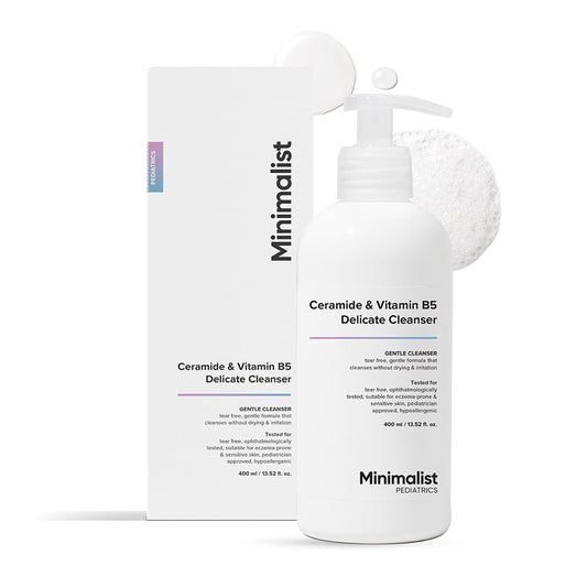 Minimalist Baby Gentle Head to Toe Wash | Tear-free | pH 5.5 | Proven Safe & Pediatrician Approved Baby Wash | Ceramide & Vitamin B5 Delicate Cleanser | 13.52 Fl Oz / 400ml