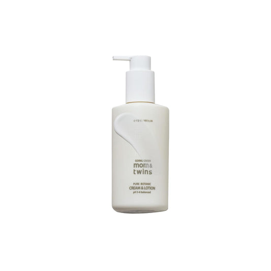 CREAM & LOTION – Organic Korean 2‑in‑1 Baby Face & Body Lotion, Gentle Deep Moisturizer with Vitamin C for Sensitive Skin, Soothing Hydration (7.41 fl oz / 210 g)