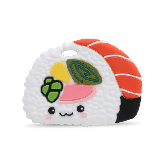 Baby Silicone Teether,Sensory Chew Toys,BPA Free Soft and Effective Infant Teething Pain Relief Toys,Freezer Safe,Food Grade Silicone,Best Shower Gift for Boys and Girls (Sushi01)