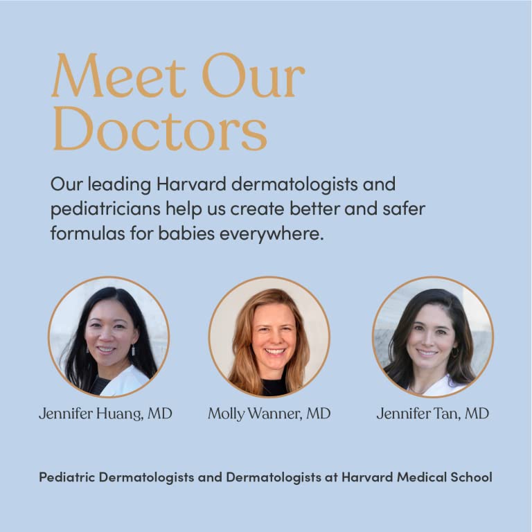 ELLAOLA Tear Free Baby Shampoo & Body Wash - Organic, Hypoallergenic Baby + Kid Soap Hydrates & Nourishes While Gently Cleansing Sensitive Skin, Fragrance Free | 10.1 fl. oz.