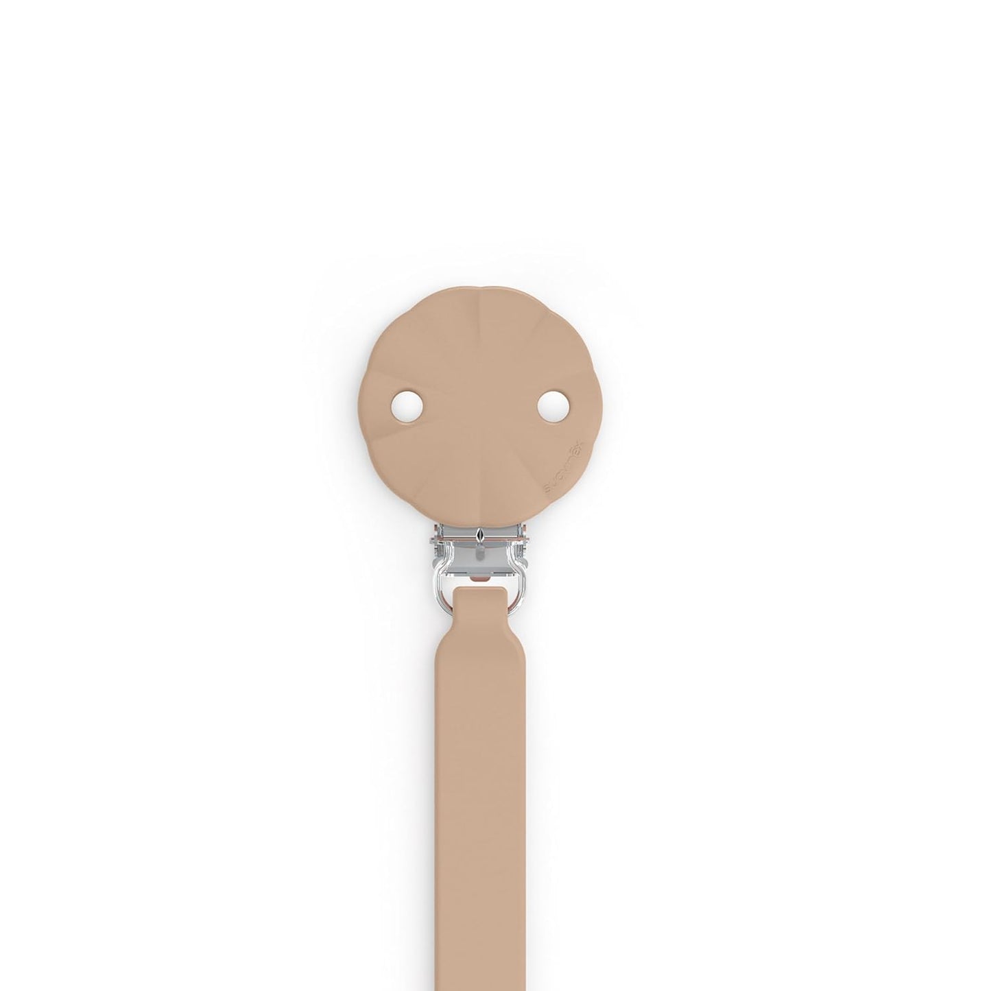 Suavinex Wonder Silicone Baby Pacifier Clip, Spain's #1 Baby Bottle and Pacifier Brand, Paci Clips for Babies, Essentials, Cork