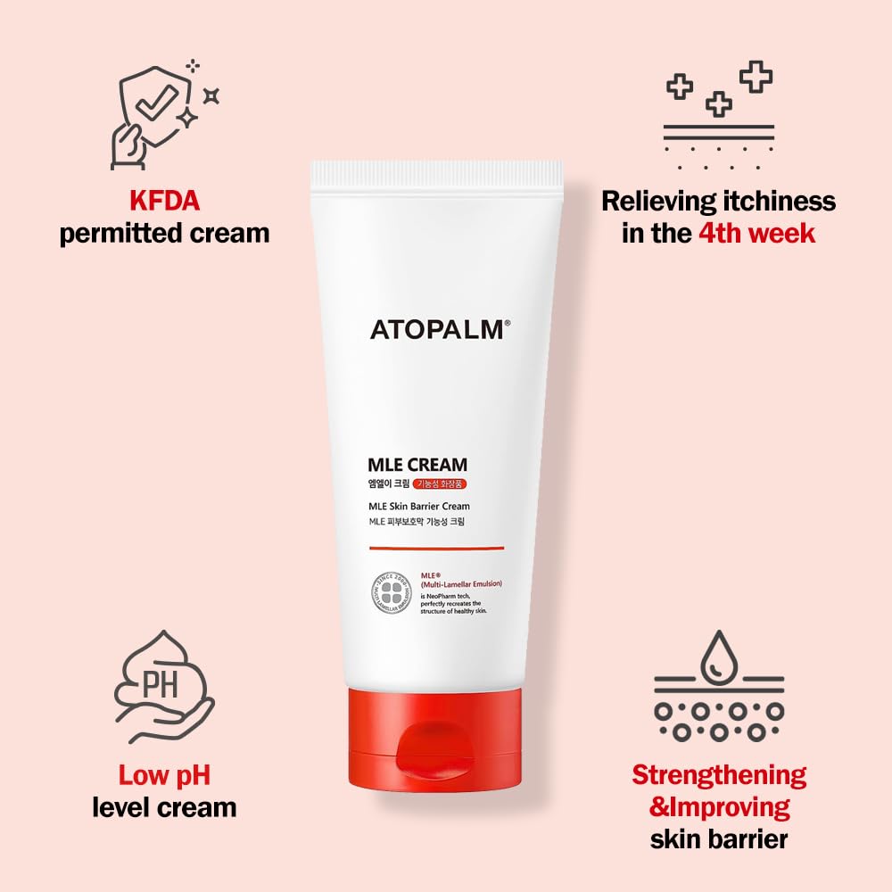 ATOPALM | MLE Eczema Cream | Premium Baby Face Cream | Body Moisturizer for Skin Barrier | Baby Lotion for Relieving Itchiness & Redness | Eczema Cream for Sensitive Skin | 5.6 fl oz (160ml)