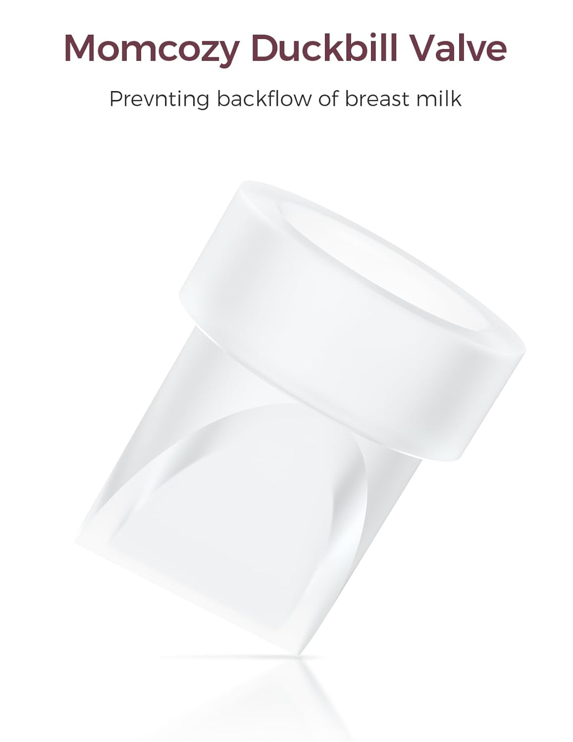 Momcozy Duckbill Valves Compatible with Momcozy M5. Original M5 Breast Pump Replacement Accessories, 4 PCS