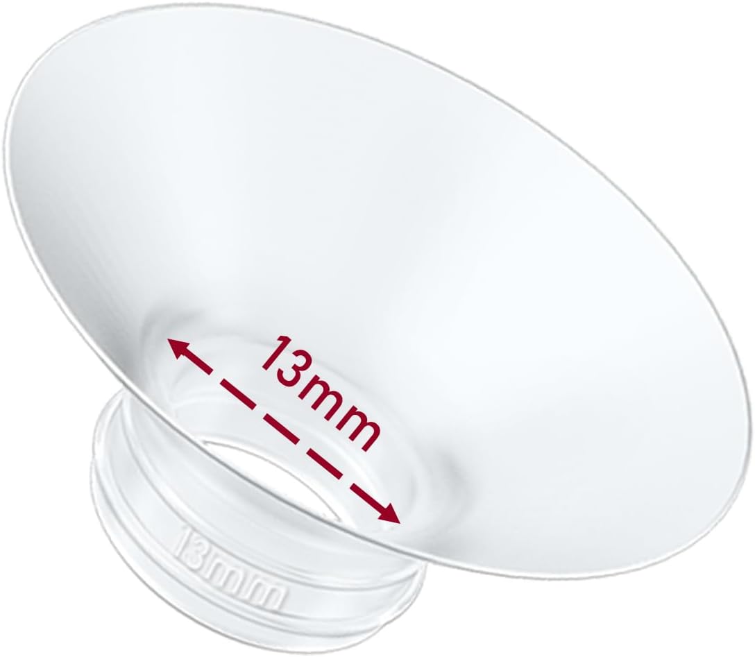 1pcs Breast Pump Flange Insert 13mm Compatible with Momcozy M9/M6/M5/S12 Pro/S9 Pro/V1 Pro/V2 Pro Wearable Breast Pump, Replace for Momcozy Pump Flange Insert, BPA Free, OEM, Not Original Parts