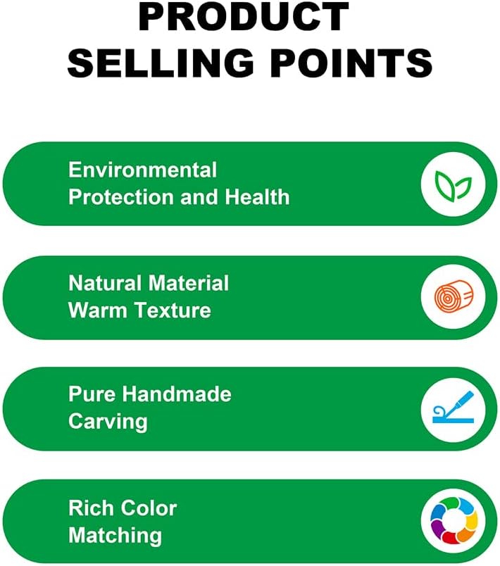 Wooden Go-Kart Night Light for Kids, 7 Color Adjustable, USB Rechargeable (Black)