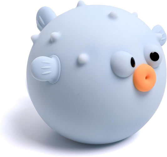 Cute Anemonefish Night Light, LED Squishy Night Lamp, Dimmable Timer Nursery Nightlight for Kids, Rechargeable Touch Lamp, Dorm Decor, Kids Funny Gifts (Blue Fish)