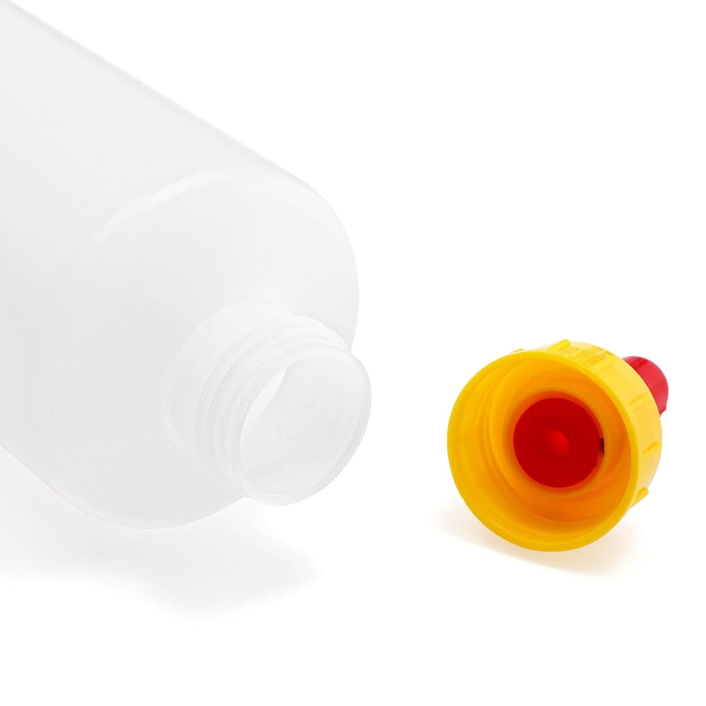 Okllen 10 Sets 400ml Lamb Feeding Bottle with 20 Nipples, Plastic Goat Milk Feeder for Goats, Lambs, Small Animal Pet Drink Bottle, Reusable Silicone Nipple for Farm Livestock Feeding