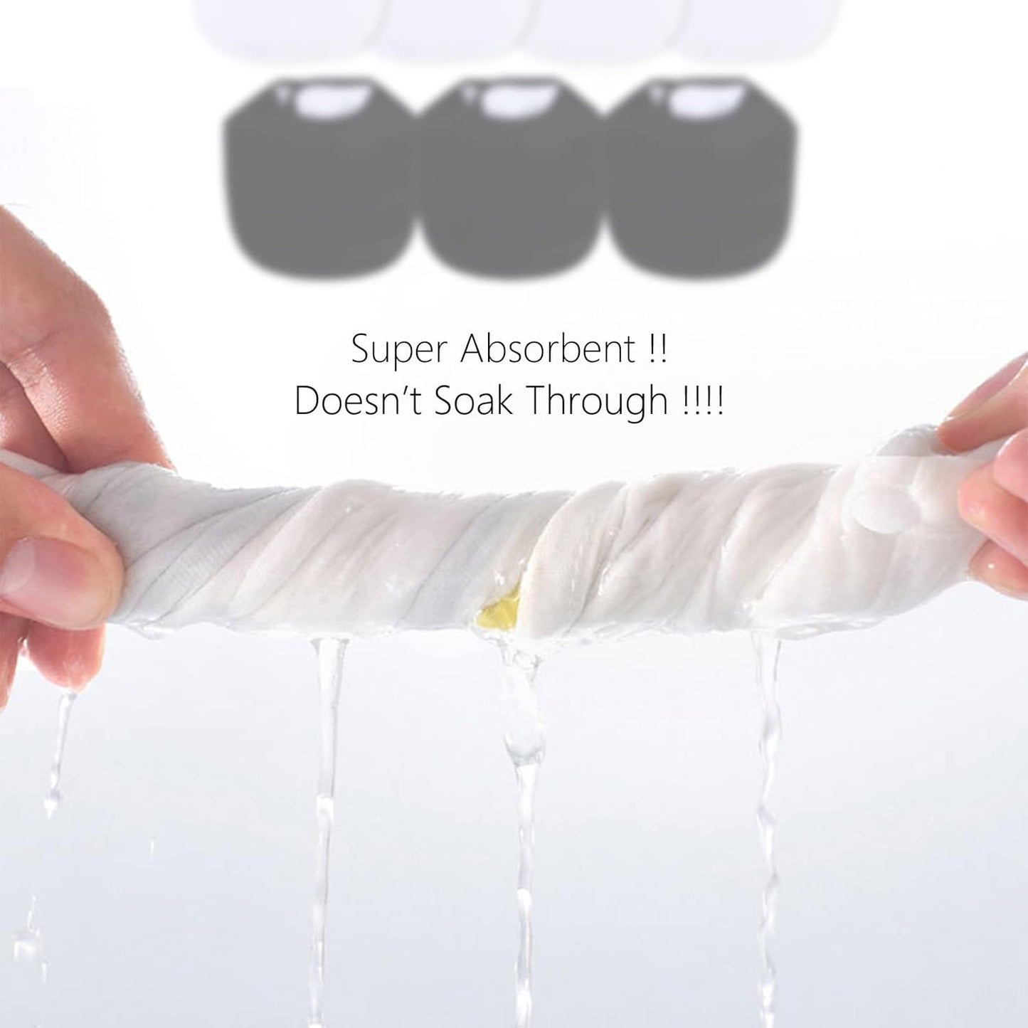 Hakochia Waterproof Baby Bibs Organic Cotton Super Soft and Absorbent With Adjustable Snap for Baby Boys and Girls