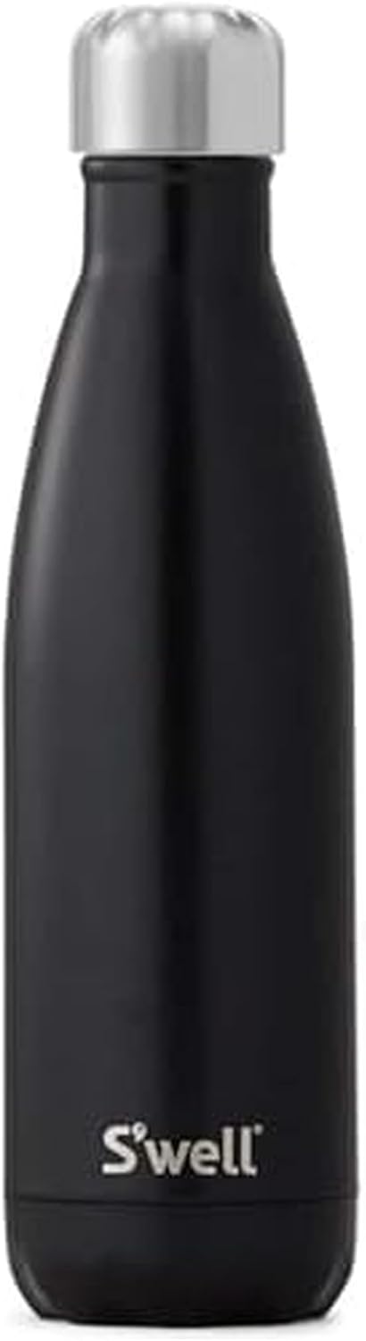 S’well Stainless Steel 17oz Water Bottle, London Chimney Design, Triple-Layer Vacuum Insulation Keeps Drinks Cold for 36 Hours and Hot for 18, BPA Free