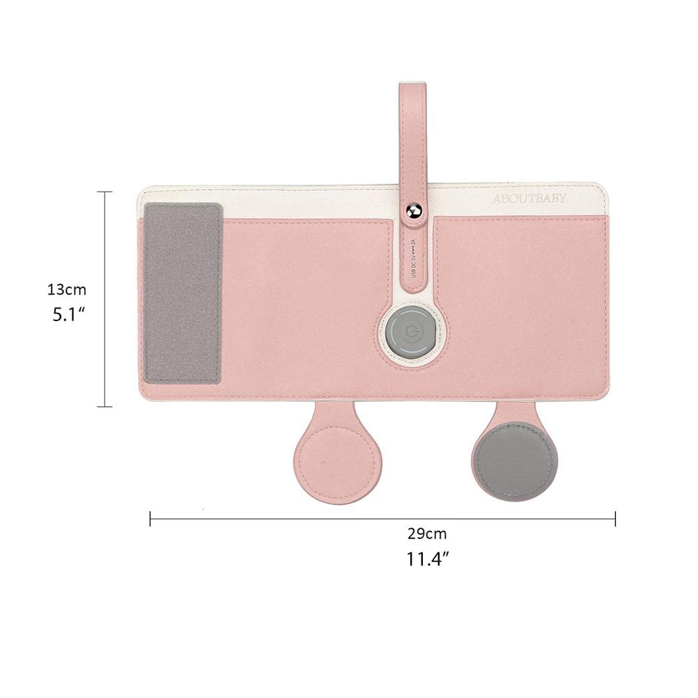 FTVOGUE Bottle Warmer Bag 3 Temperature Adjustable Portable Baby Bottle Warmer for Connecting to Mobile Power