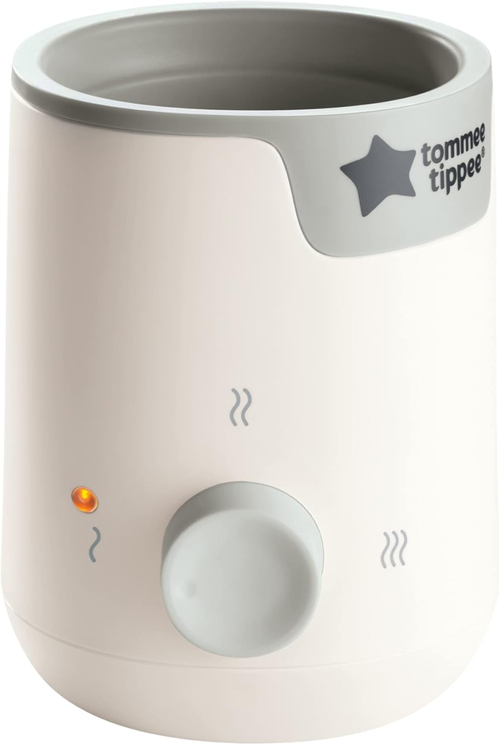 Tommee Tippee Easiwarm Bottle Warmer, Warms Breast Milk and Formula Bottles to Body Temperature in Minutes, Automatic Timer, One-Dial Operation, White