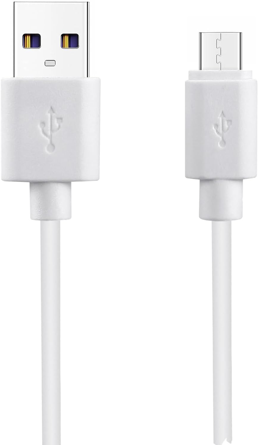 Smays Replacement 5V Micro USB Charging Cable for Infant Optics DXR-8, Motorola, Owlet Baby Monitors - 13-Foot (4 Meters) Power Cord