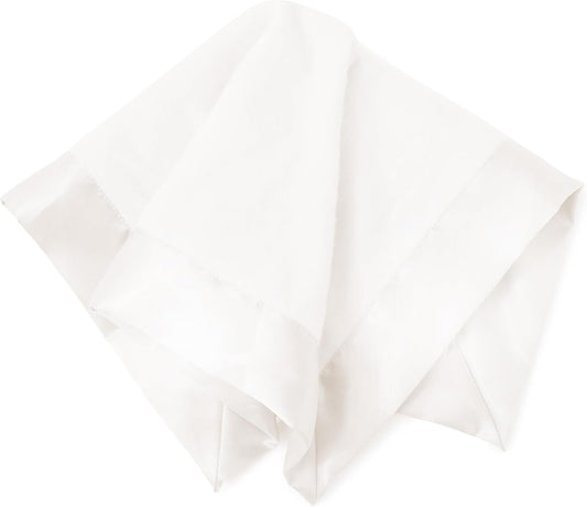 Ultra-Soft Lovey Security Blanket - Baby Essentials, Newborn Essentials, Ultra-Soft Fleece Baby Blanket with Satin Trim – 16" x 16" - Cream