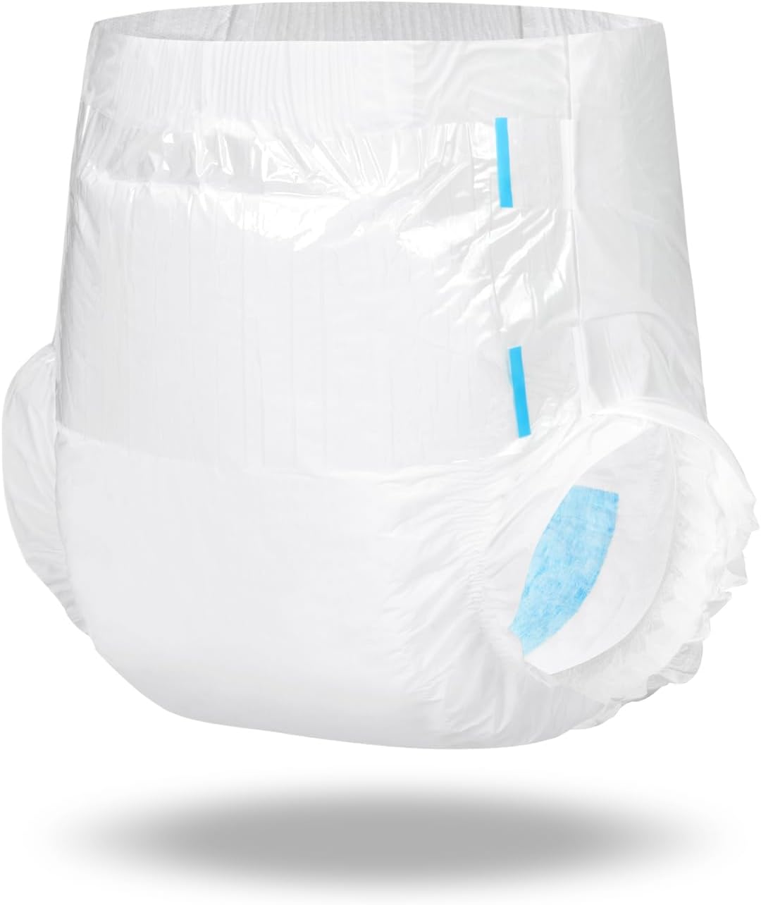 Littleforbig Adjustable Tapes Adult Diaper 2 Pieces - ABDry Ultra Absorbent Diapers White (Large 36"-48")