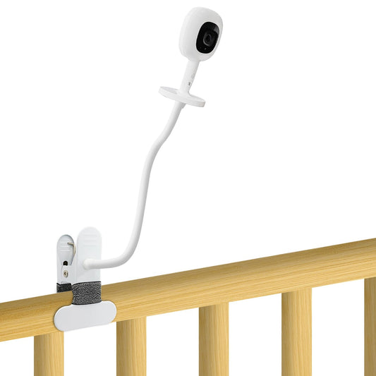 Baby Monitor Mount Compatible with Nanit Pro Smart Baby Monitor & Flex Stand Flexible Long Gooseneck Arm Also for Cameras with 1/4 Screw Mount Baby Camera Holder Stand