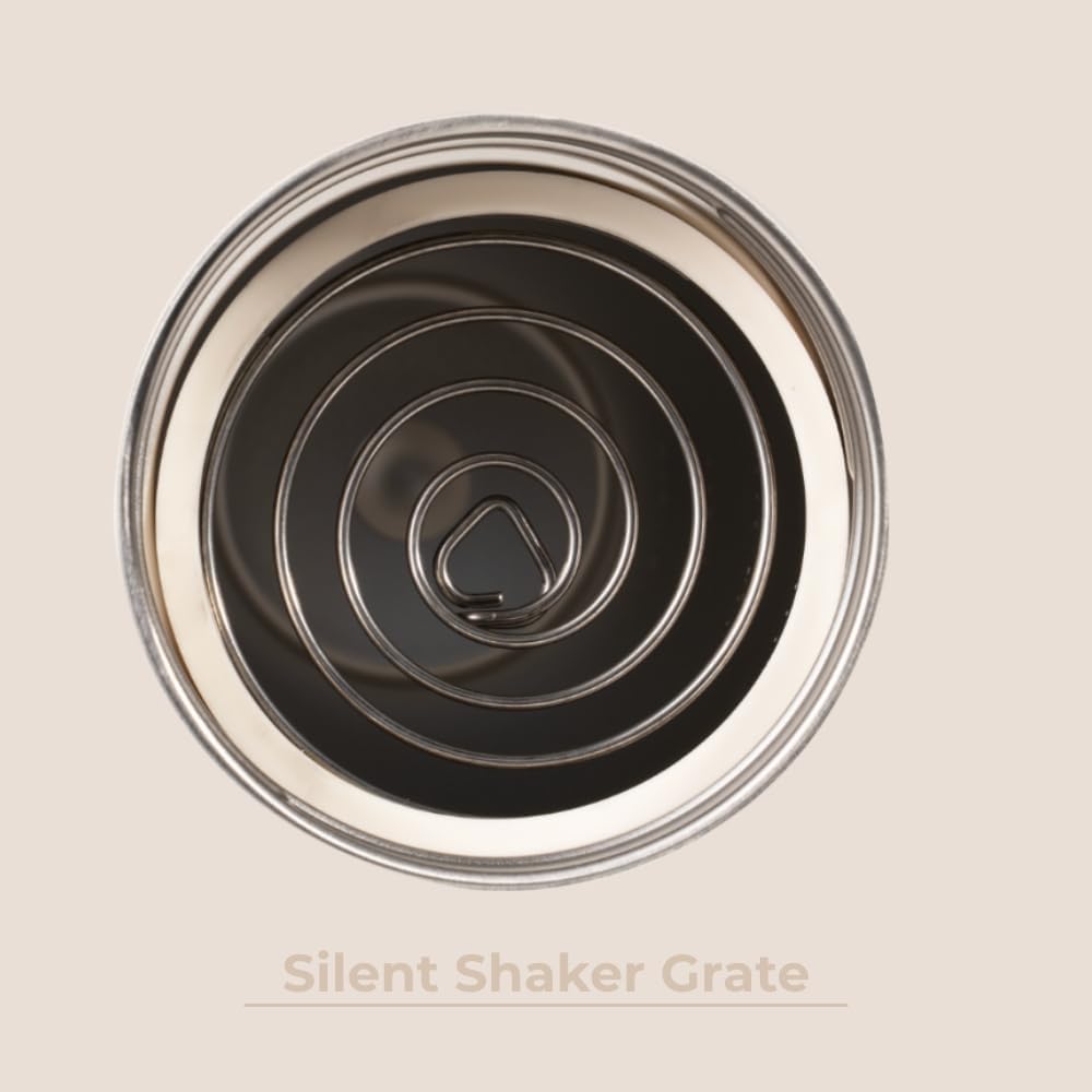 HydroJug 24 oz New Stainless Steel Shaker – Insulated, Leakproof, BPA-Free with Silent Mixing Grate – No Clumps, No Noise – Premium Shaker for Fitness, Sports & Everyday Use, Cream