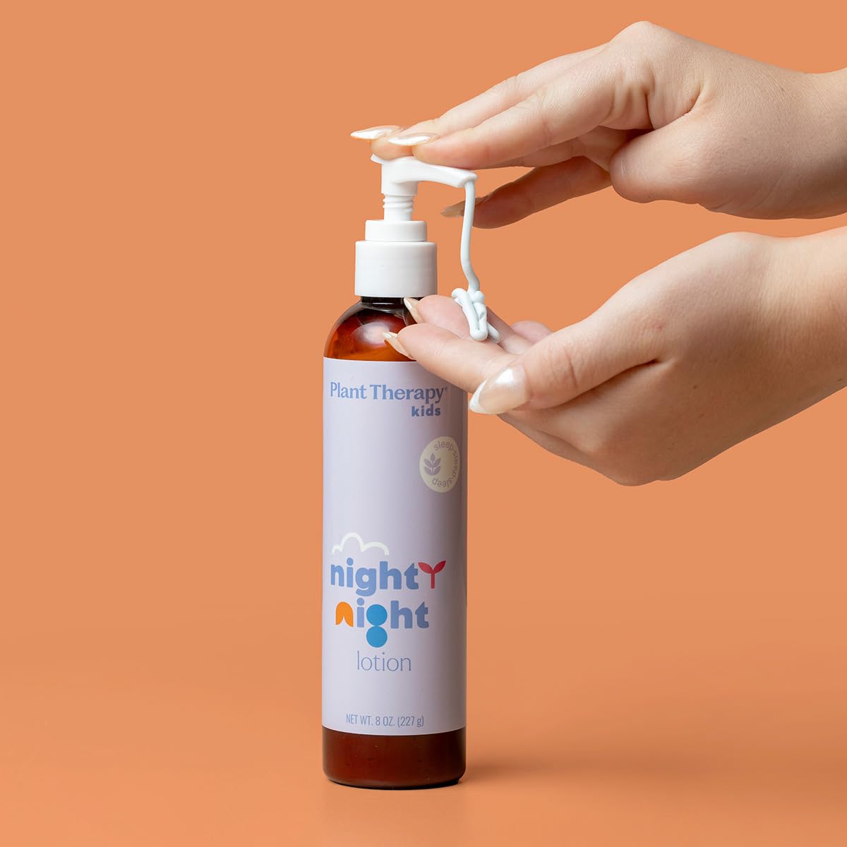 Plant Therapy Kids Nighty Night Lotion 8 oz Helps Promote Restful Sleep, Softens & Soothes Skin, Perfect for Nighttime Wind-Down