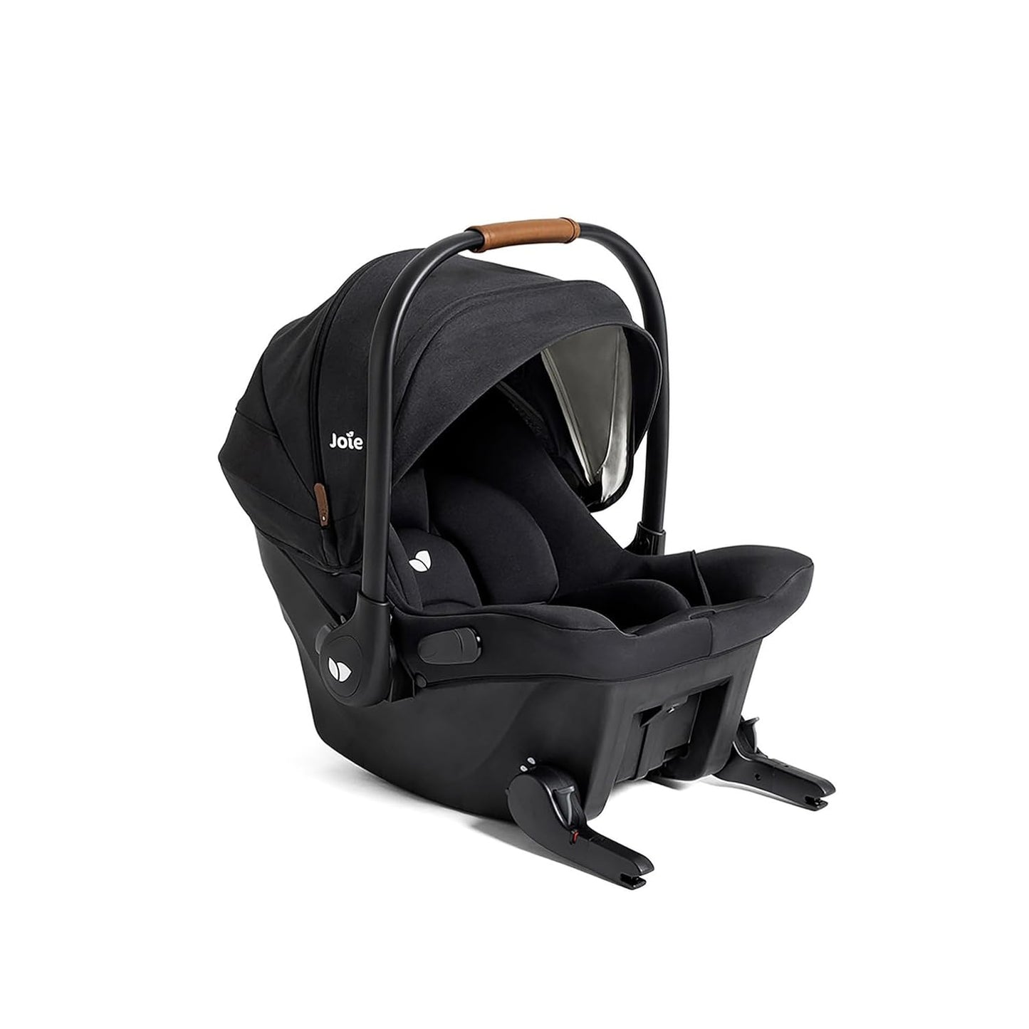 Joie Kava 3-in-1 Stroller and Mint Latch Car Seat Travel System with Reversible Seat, All-Wheel Suspension, and Flex in-Seat Comfort (Shale)