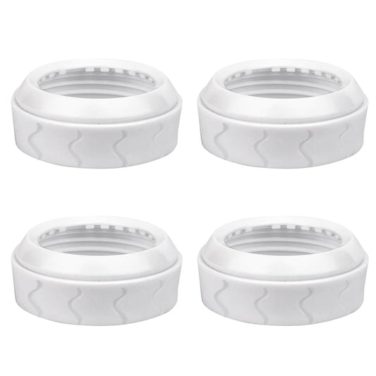 4pcs Bottle Nipple Collars Rings, Compatible with Dr. Brown's Wide Plastic & Glass Bottles Bottles 5oz & 9oz No Leak or Spills Replacement Bottle Nipple Ring Collars Baby Feeding Accessories