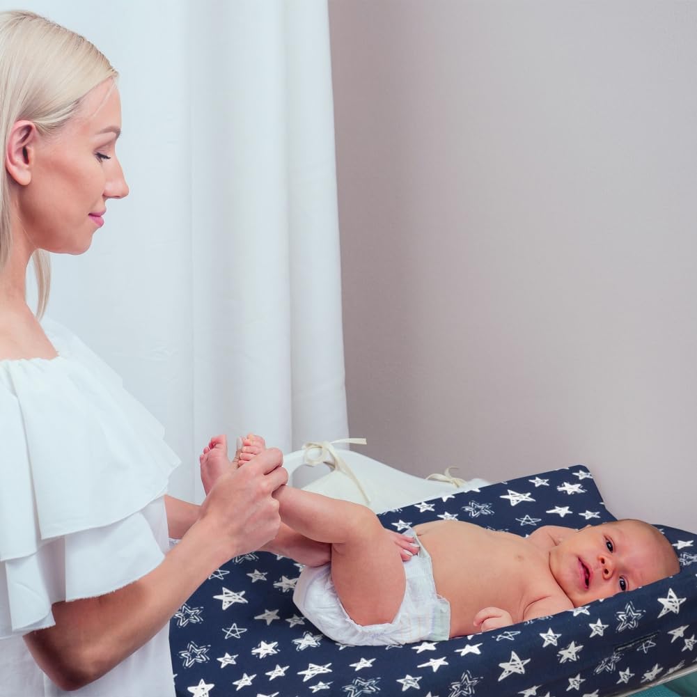 4 Pack Changing Pad Cover for Baby Boys Neutral Unisex Fitted Breathable Baby Changing Pad Sheets for Toddler Changing Table (Letter)