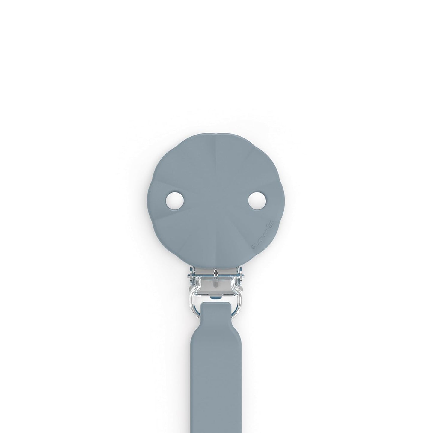 Suavinex Wonder Silicone Baby Pacifier Clip, Spain's #1 Baby Bottle and Pacifier Brand, Paci Clips for Babies, Essentials, Spring Lake