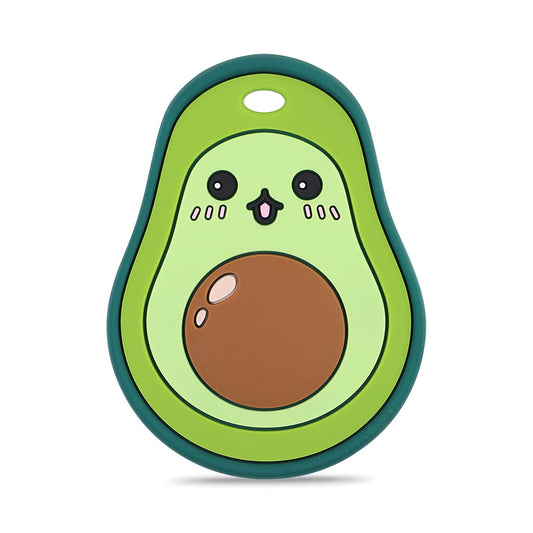 Baby Silicone Teether,Sensory Chew Toys,BPA Free Soft and Effective Infant Teething Pain Relief Toys,Freezer Safe,Food Grade Silicone,Best Shower Gift for Boys and Girls (Avocado)