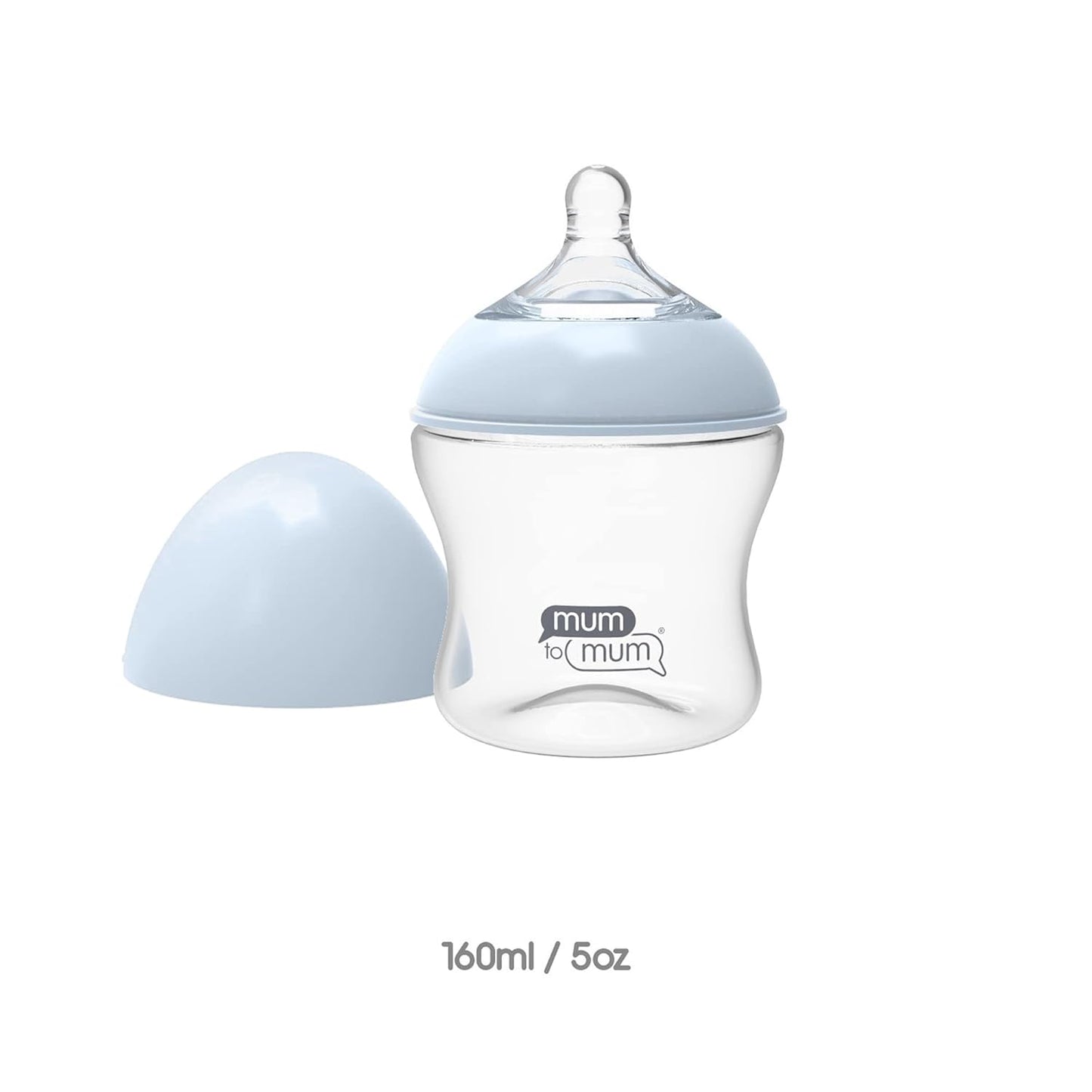 Anti Colic Baby Bottles 5oz with S Slow Flow Rate Nipples for 0-3 Months, 4 Pack, MM103A