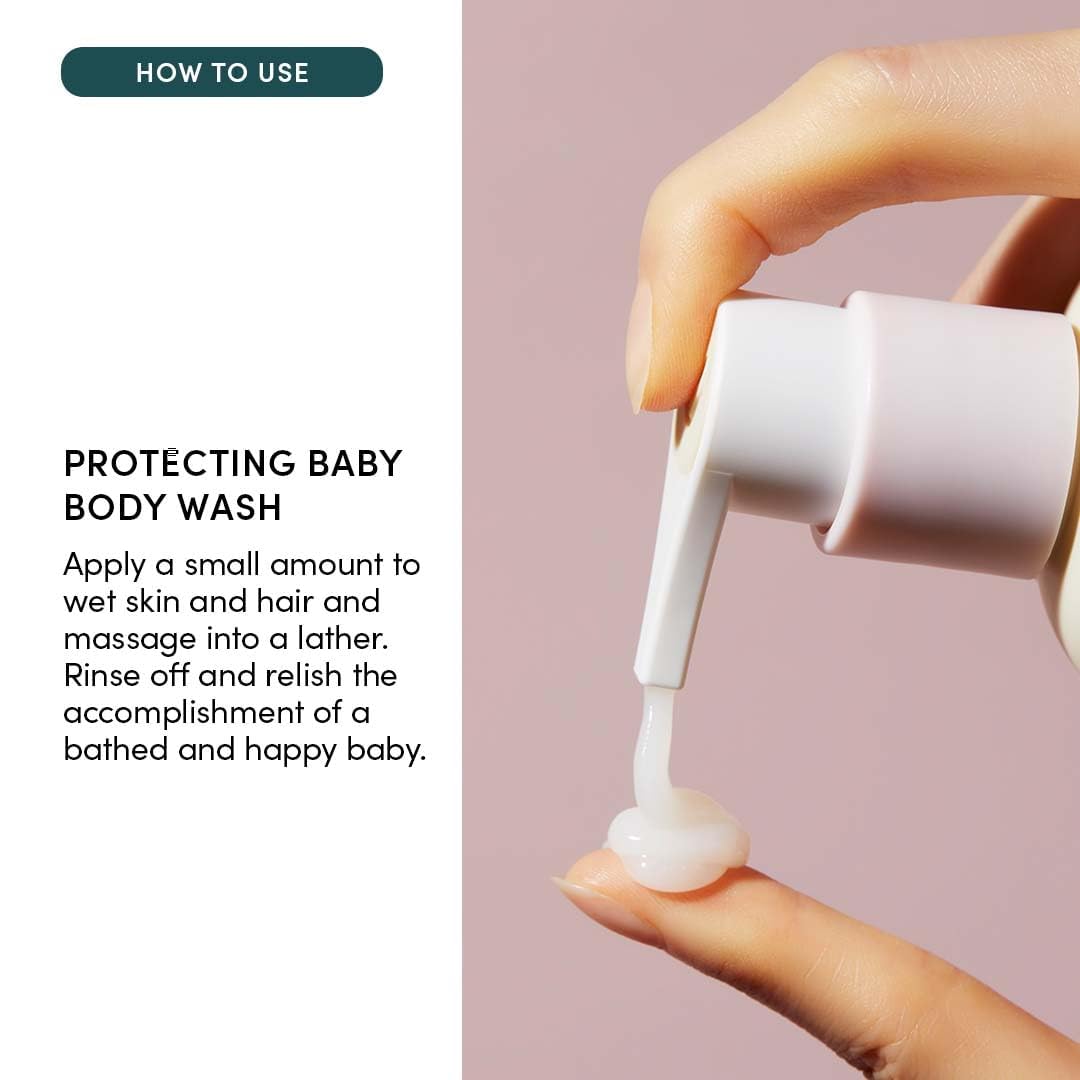 Evereden Protecting Baby Body Wash and Shampoo 8.5 oz. | Clean & Gentle Baby Care | Non-toxic & Fragrance Free